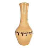 Glazed terracotta vase