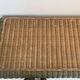 rattan chest of drawers with green details