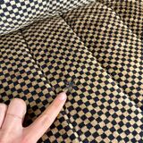 Canapé 2 places attribué à "Le Stelle" par Mario Bellini années 1980.