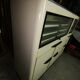 Dentist furniture in metal and black opaline top 1950