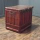 Antique Chinese bamboo storage chest