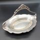 Antique silver-plated metal basket with handle, Phénix silversmith, Art Nouveau.