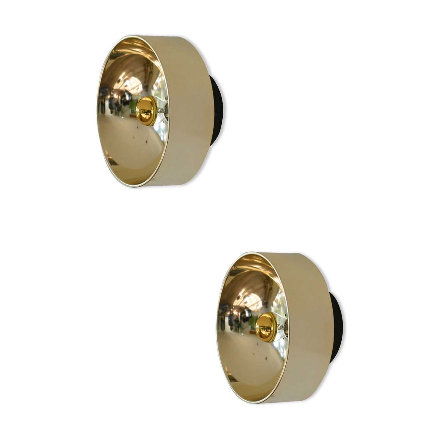 Pair of wall lights, Peter Celsing, 60s