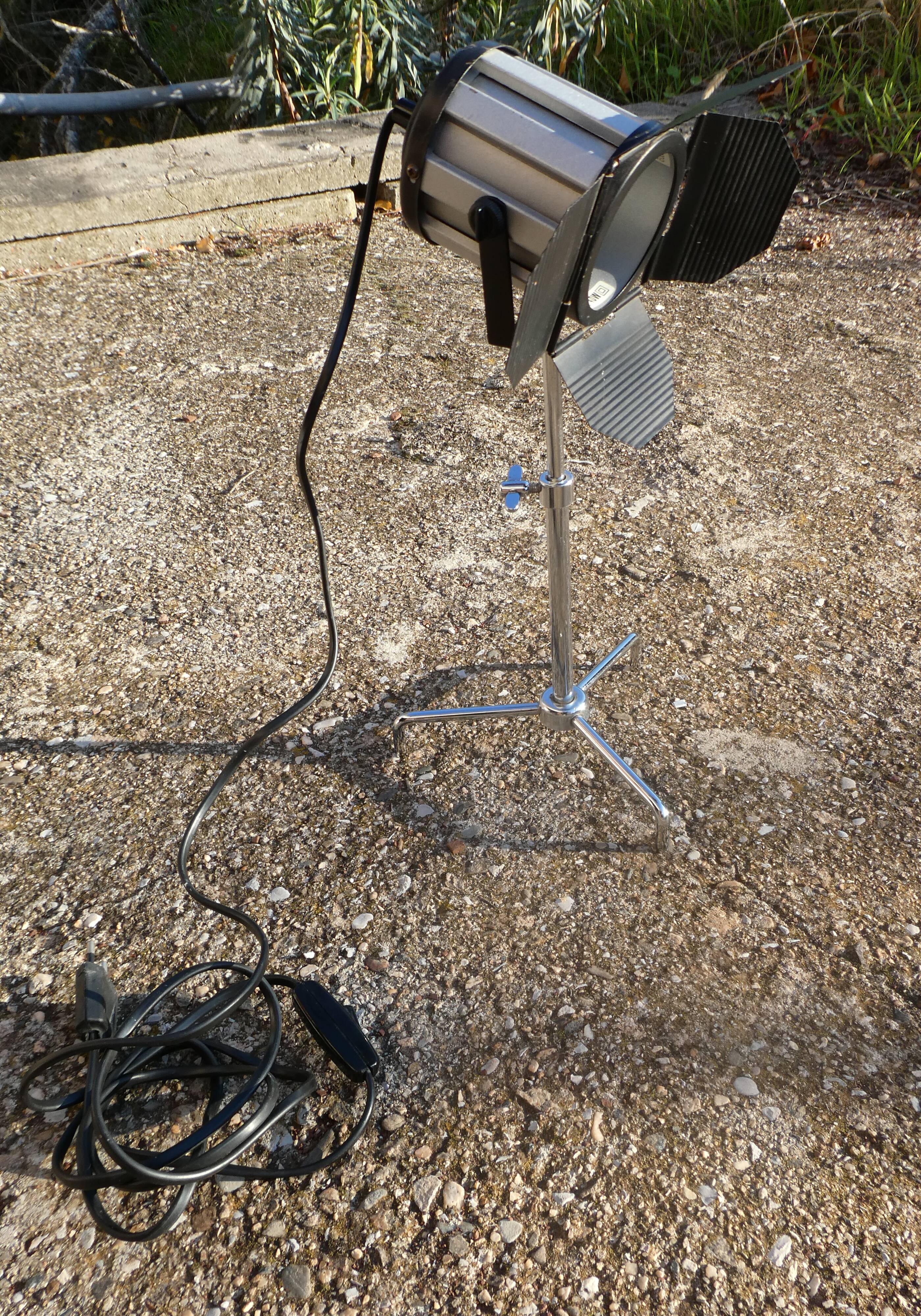 Vintage cinema projector lamp