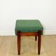 Tabouret Edmund Homa siège vert - bouclé