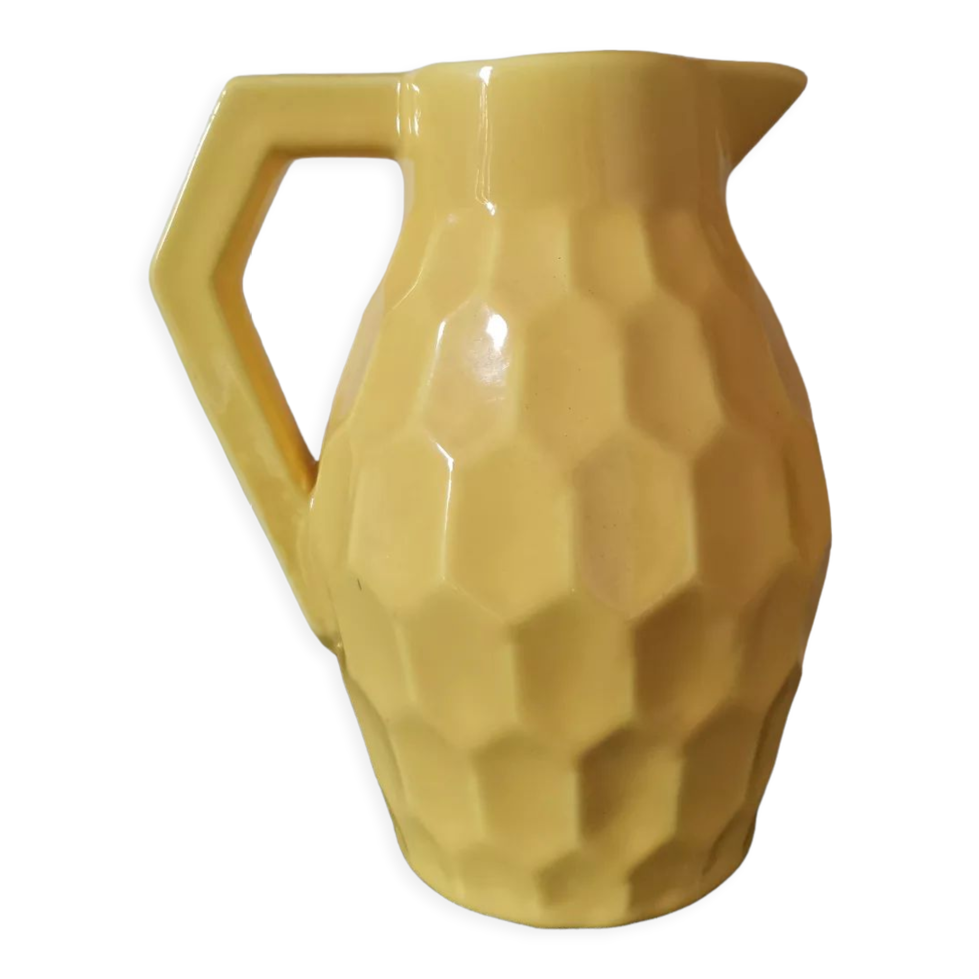 Yellow bee pitcher