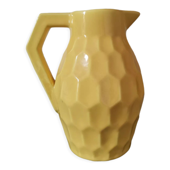 Pichet jaune abeille