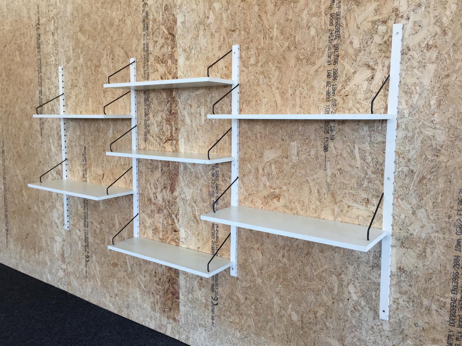 White Wall shelves system by Poul Cadovius Royal System for