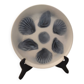 Vintage French oyster plate from Elchinger