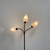 Three-flute floor lamp, circa 1950