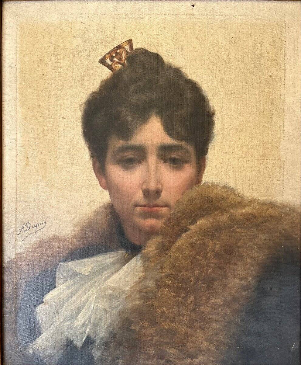Portrait d'une femme française du XIXe siècle