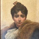 Portrait d'une femme française du XIXe siècle