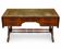 English mahogany double-sided desk with extensions