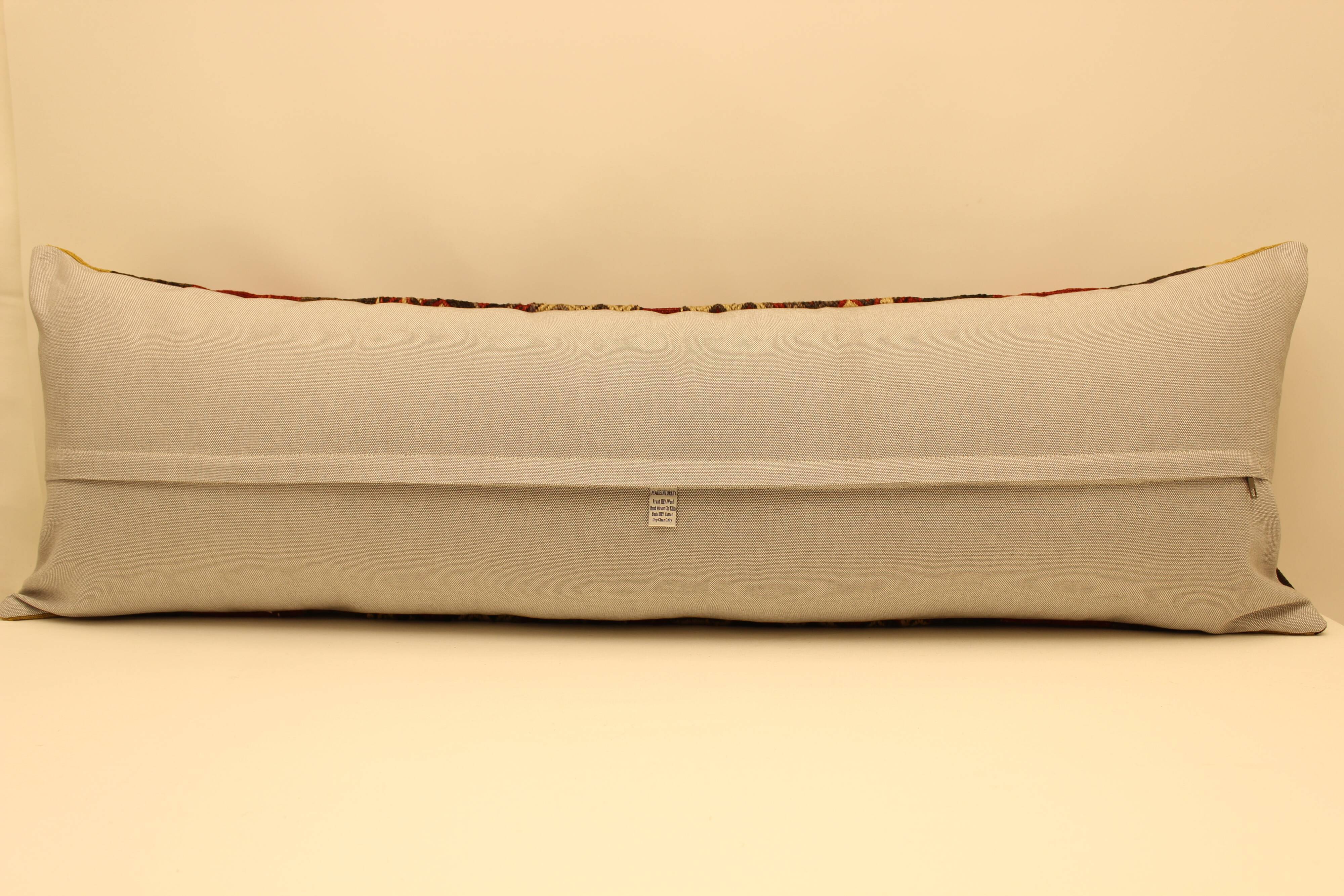 Coussin kilim turc, 40x120 cm