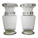 19th century blown glass vases (*2)