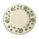 Plat rond géranium sarreguemines