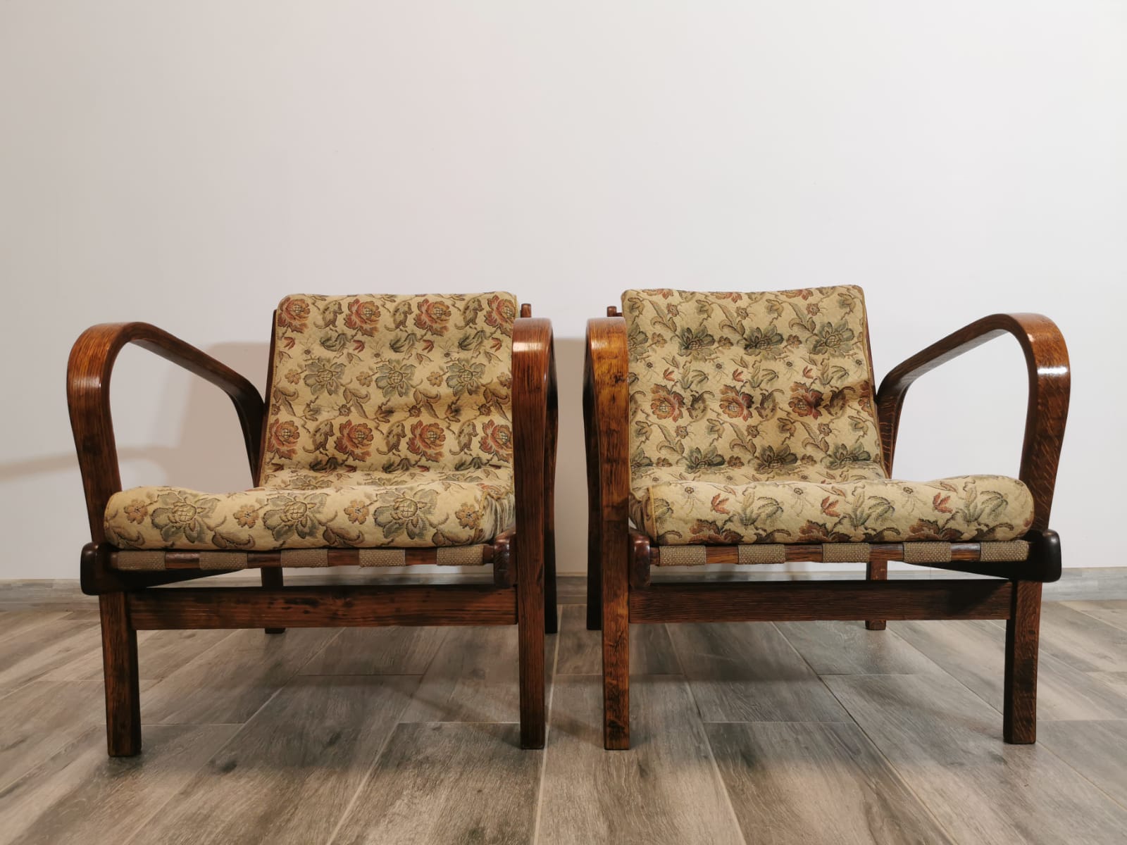 Armchairs by K. Kozelka & A. Kropacek, Set of 2, 1950