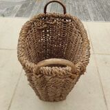 Basket with old chestnut handles