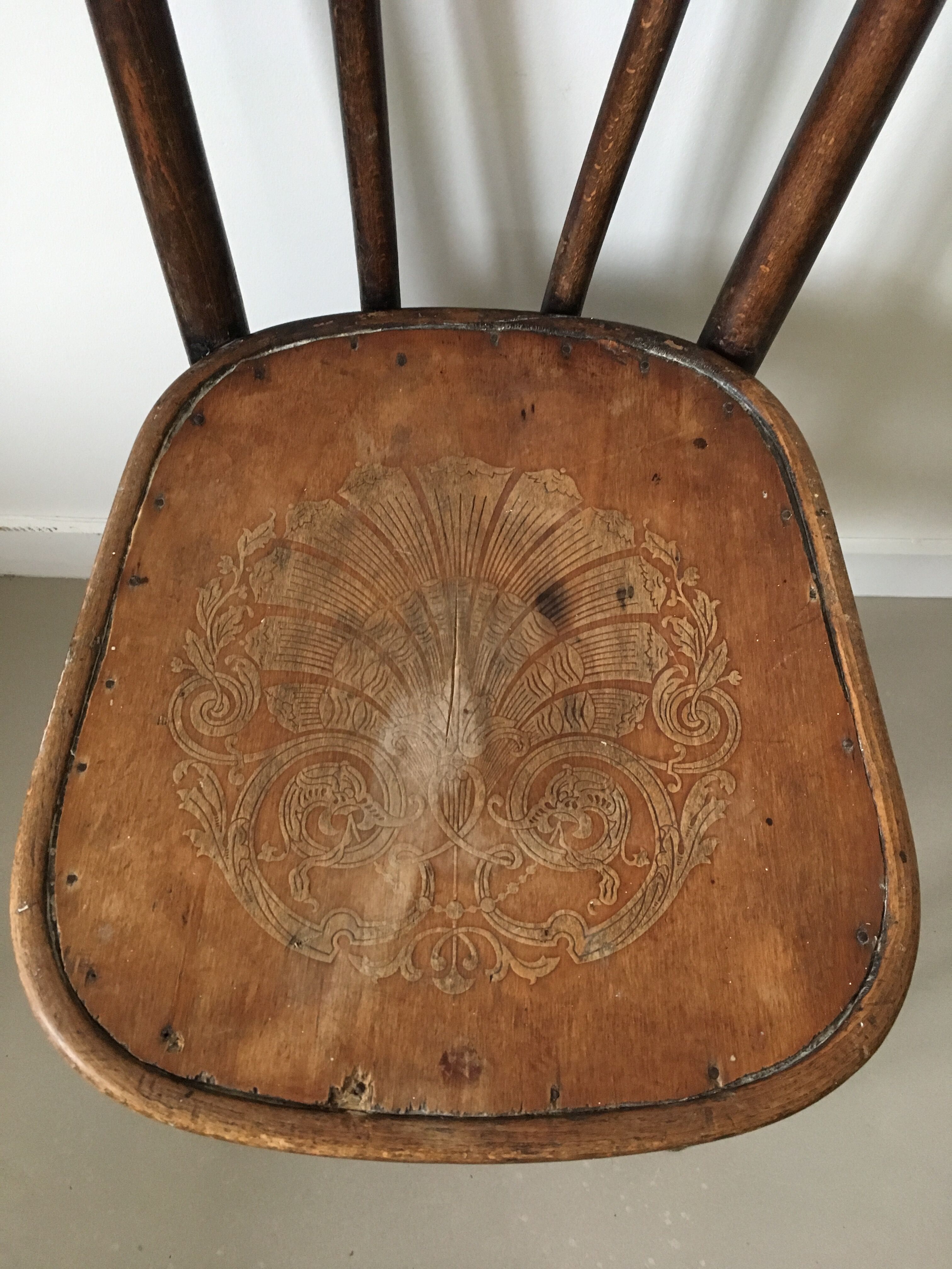 Old bistro chair