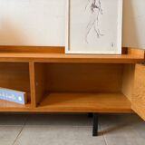 Vintage low oak sideboard (shallow)