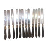 Set of 12 dessert knives Napoleon III brand r m