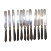 Set of 12 dessert knives Napoleon III brand r m