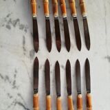 Bamboo handle knives
