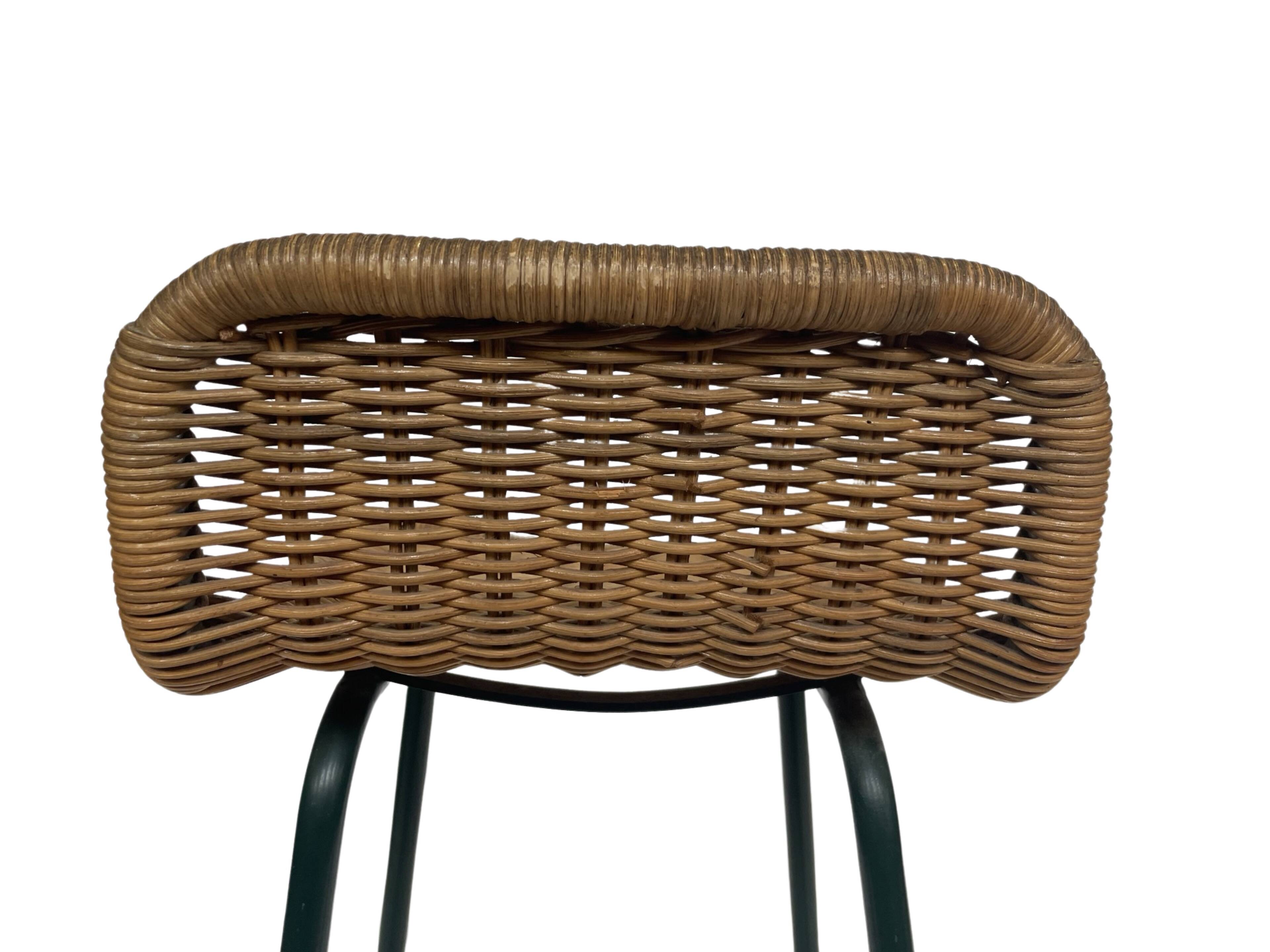 Vintage stool barstool Dirk van Sliedregt Rohe Noordwolde