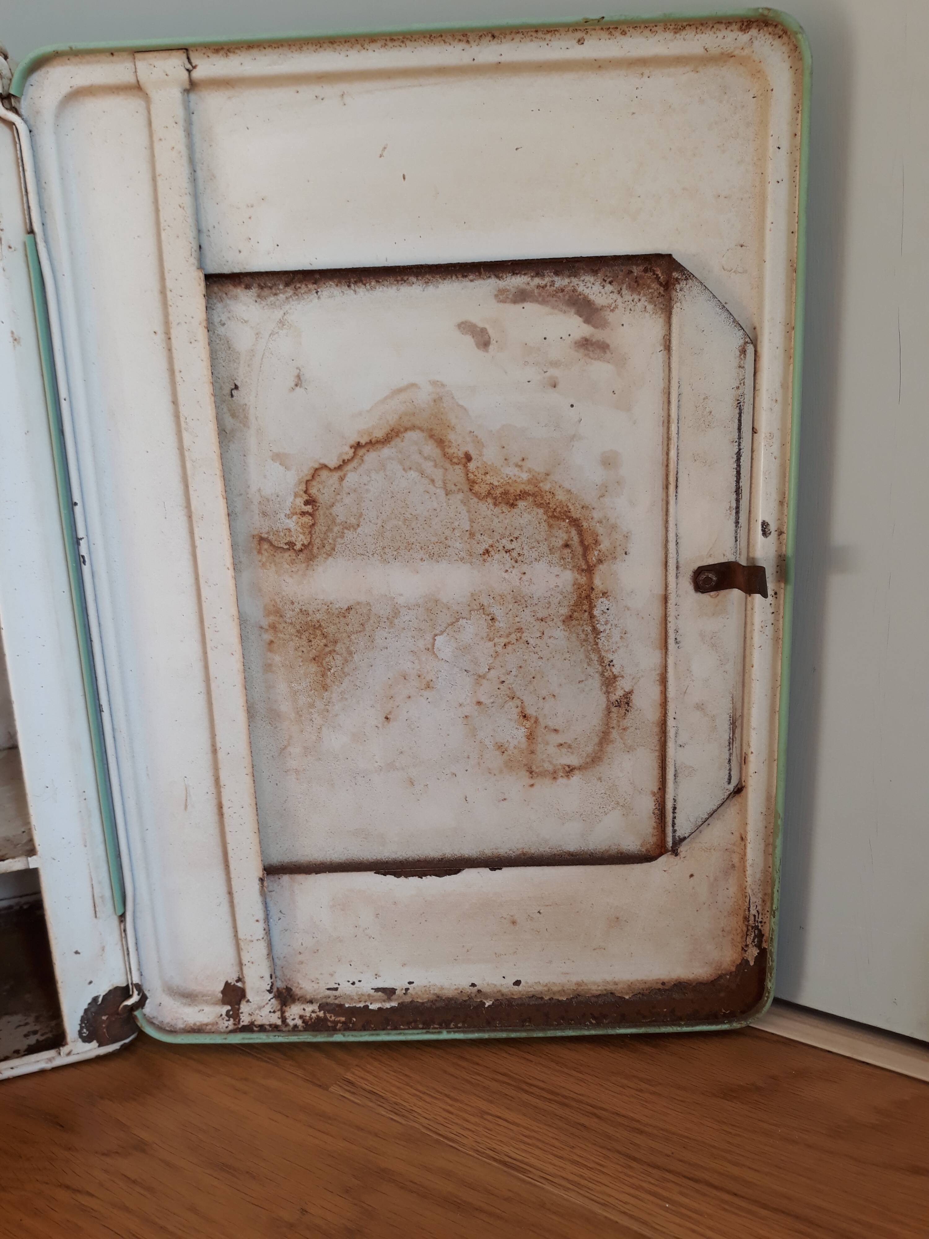 Medicine cabinet or toilet in sheet metal