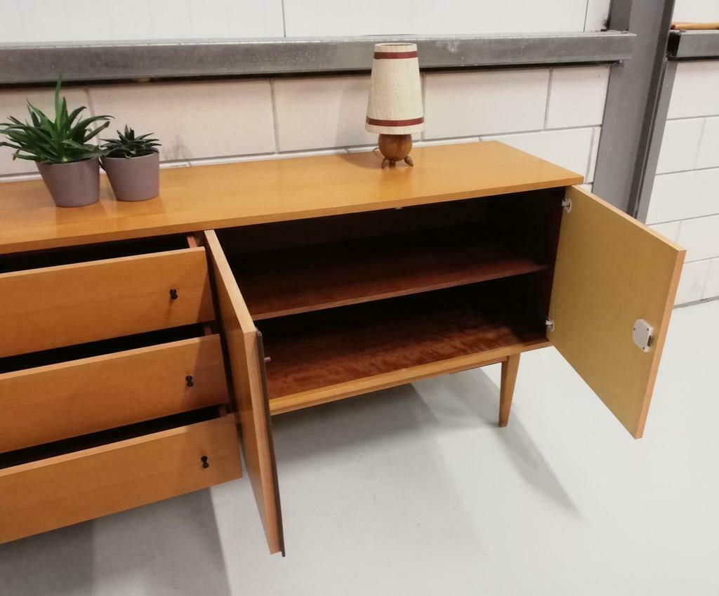 Mid-century vintage enfilade lowboard wall cabinet
