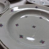 Porcelain flower soup plate