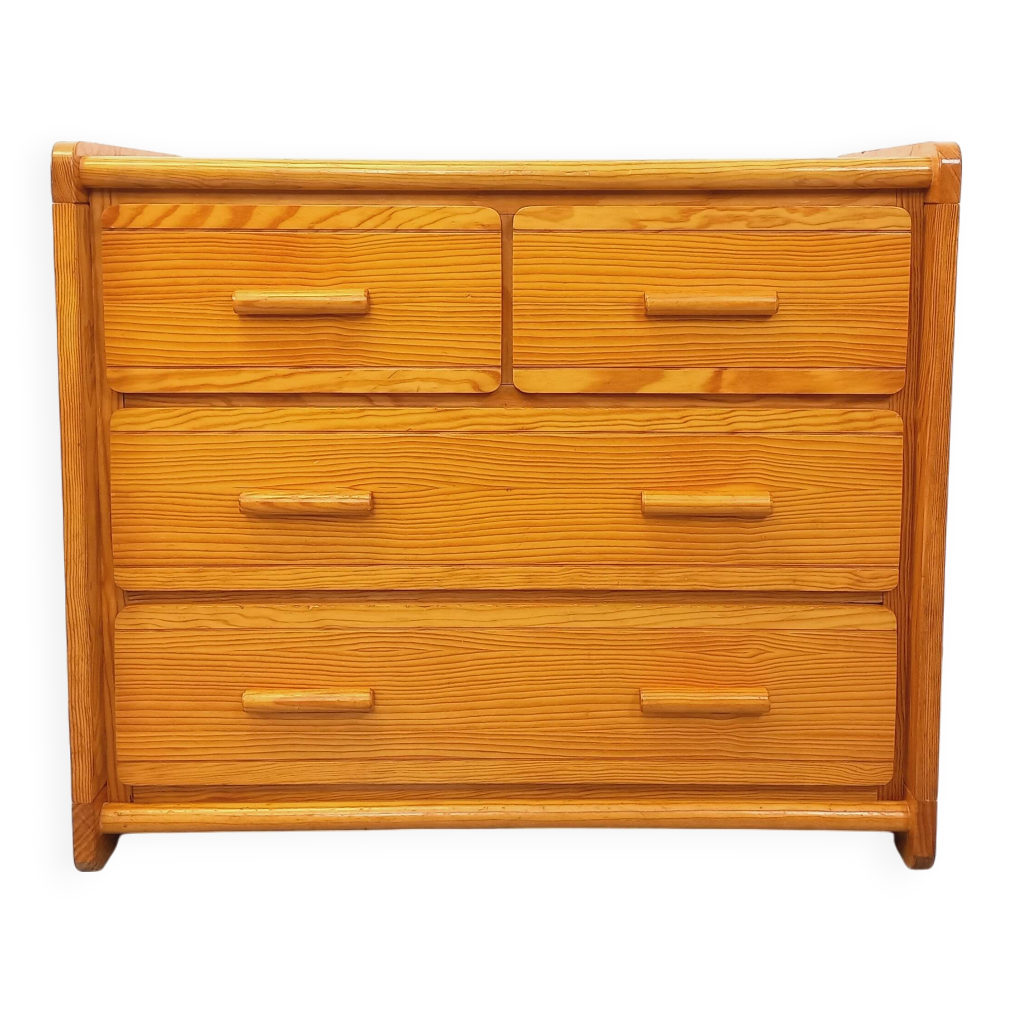 Vintage Gautier pine chest of drawers from the 70s 80s