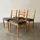 Set of 4 Mid-Century 1970’s dining chairs by Schreiber Furniture