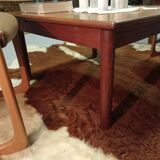 Scandinavian design teak square coffee table