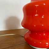 Glass table lamp
