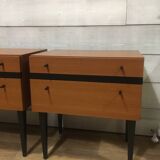 Pair of 60s bedside tables
