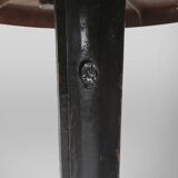 Rare Louis Vuitton cast iron bistro table with bakelite top, France ca. 1930