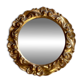 Wooden mirror, 24 cm