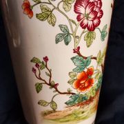 Vase paons en porcelaine
