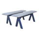 Paire de bancs design Peak Bench, Johanson