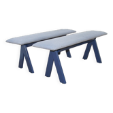 Paire de bancs design Peak Bench, Johanson