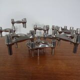 Candleholders by Ceasar Stoffi & Fritz Nagel for BMF, 1960s, Set of 11