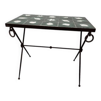 Unique Design Side Table By Paul Pouchol And Jacques Adnet, Between 1935-55