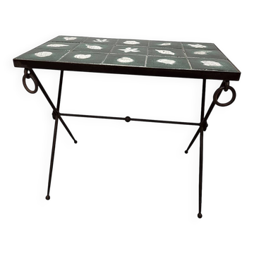 Unique Design Side Table By Paul Pouchol And Jacques Adnet, Between 1935-55