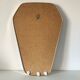 Mirror hexagonal vintage 1960 49x33cm