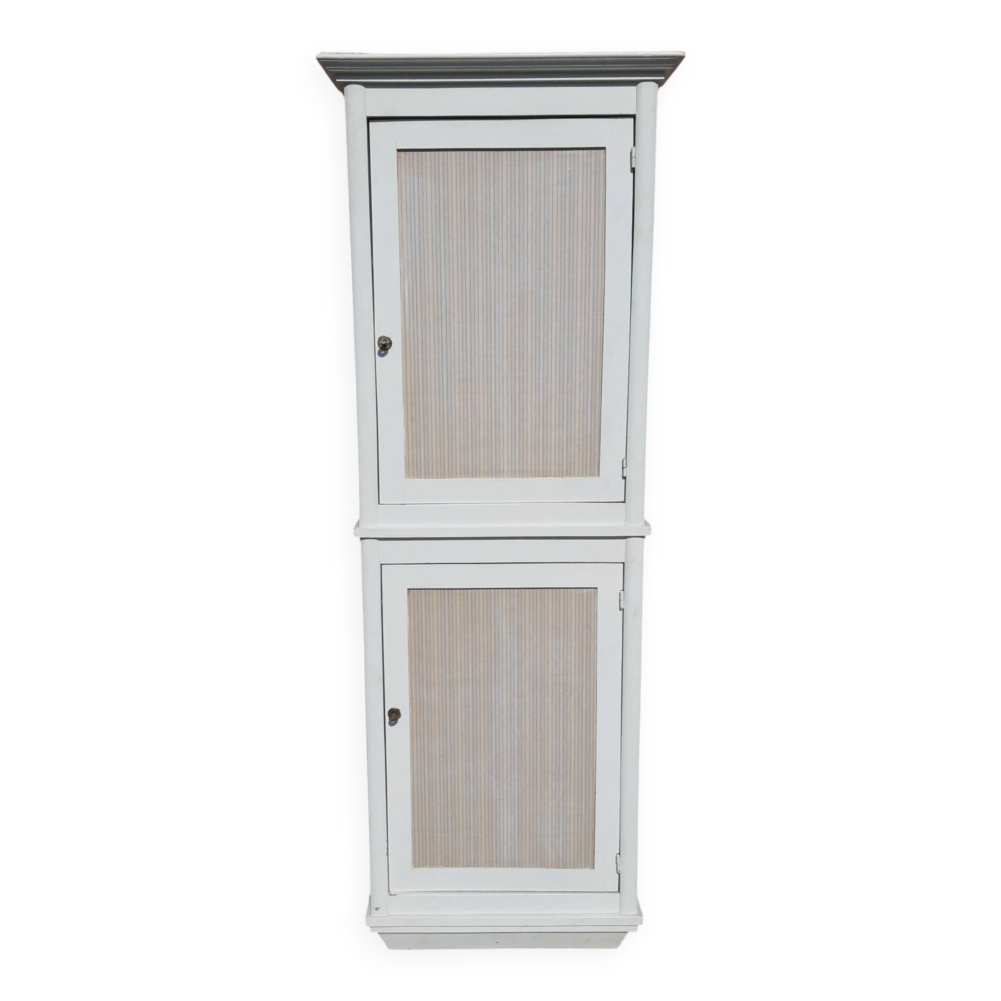 Wooden wardrobe.