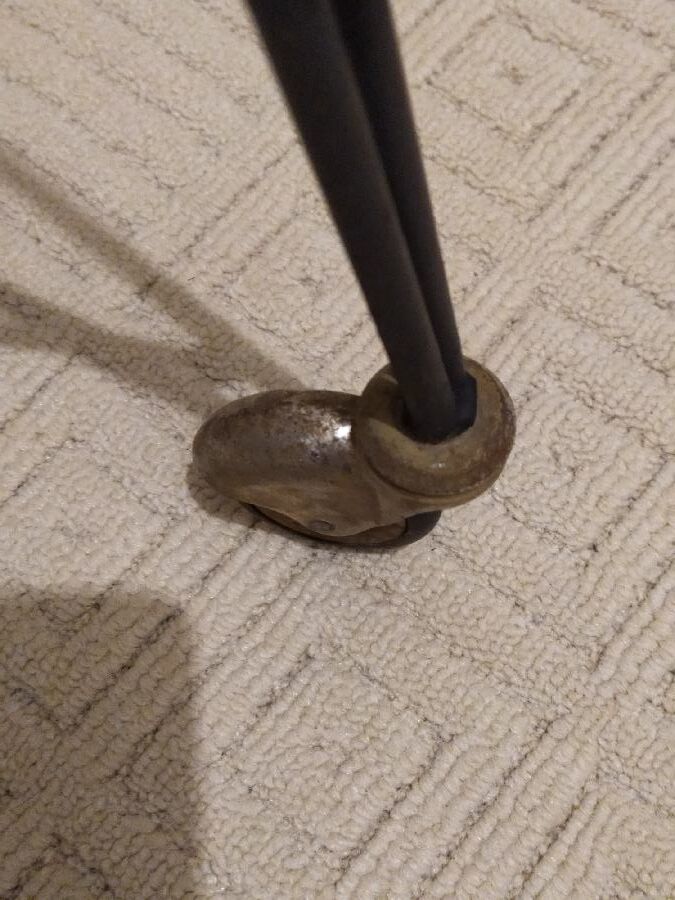 Vintage serving table