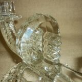 Pair of crystal chandeliers with 2 arms