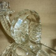 Paire de chandeliers en cristal à 2 bras