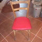 Chaise bistrot rouge